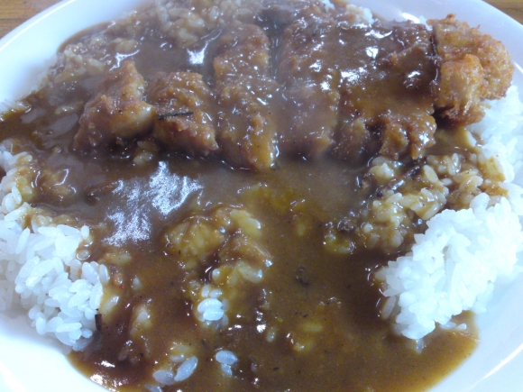 カツカレー大盛(辛口)@カレーショップきしばた