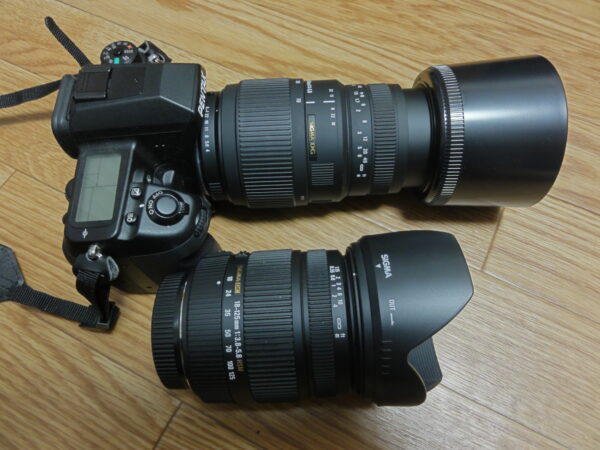 18-125mm vs 70-300mm(ワイド端)