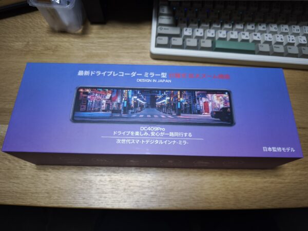 NZACE DC409Pro ミラー型ドラレコ ほぼ新品 VANBAR ミラー型ドライブ